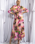 Dotty Sleeve Drape - Pink