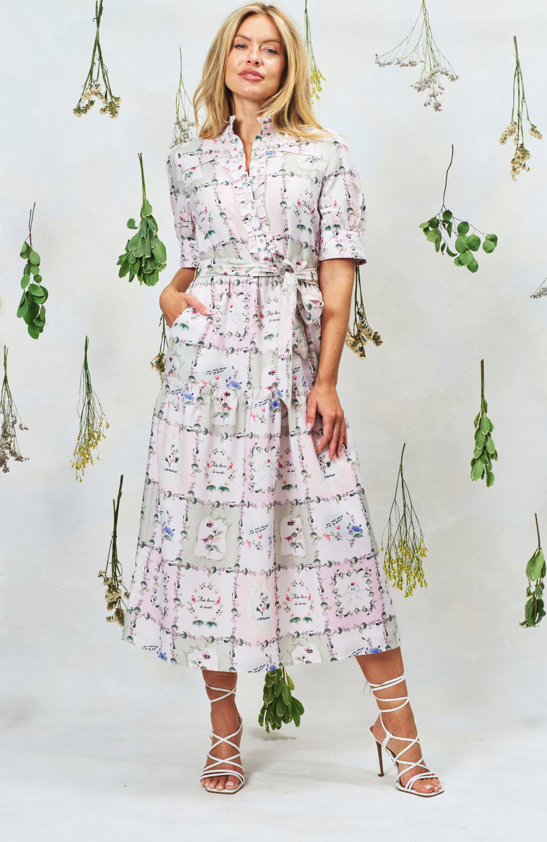 The Pamela Midi Dress Harper The Pamela Midi Dress Harper