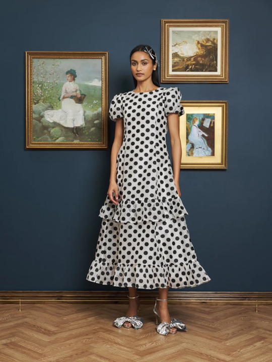 Midi clearance dot dress