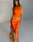 Rio Dorris Skirt - Orange