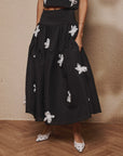 Glow Flora Midi Skirt