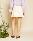 Héléne Boucle Pleat Skirt