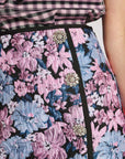 Floral Canvas Skirt