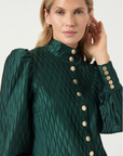 Ripple Blouse - Emerald