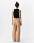 Lisa Wide Leg - Tan