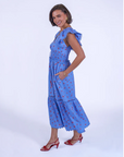 Misha Blue Cherry Dress