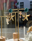 Starfish Gold Earrings