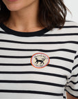 Maggie Stripe T - Lucky Cat