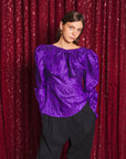 Nephrite Taffeta Top