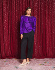 Nephrite Taffeta Top