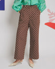 Arles Polka Trousers - Brown