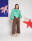 Arles Polka Trousers - Brown