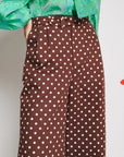Arles Polka Trousers - Brown