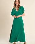 Valene Midi Dress - Green