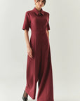 Valery Jumpsuit - Burgundy