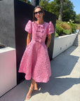 Emmy Bow Dress - Pink