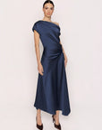 Reece Midi Dress - Navy