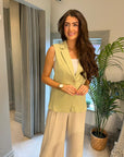 Livo Waistcoat - Pear Green