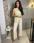 Livo Waistcoat - Pear Green