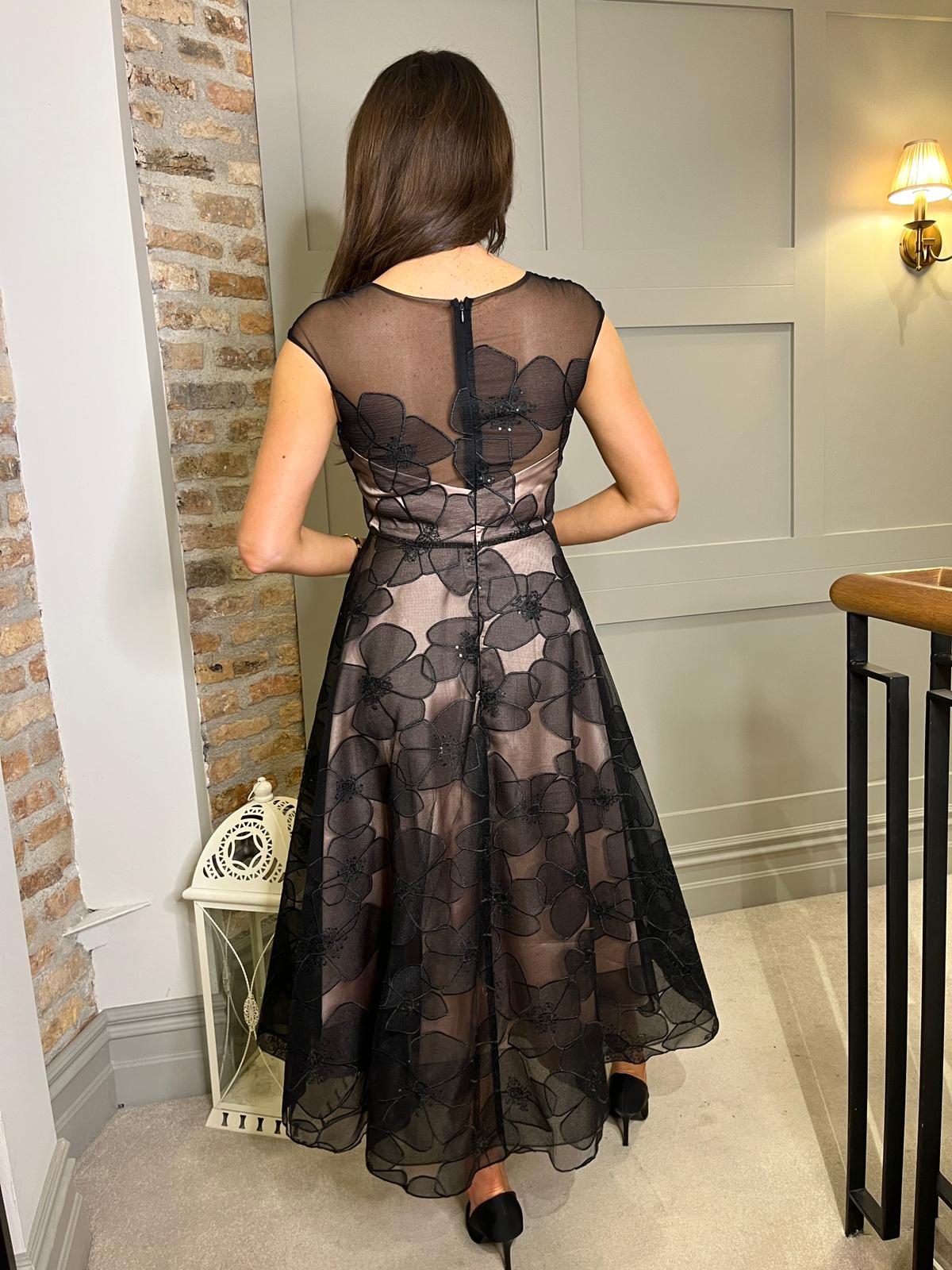 Amara Floral Dress - Black  Harper