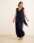 Raye Top & Trousers - Navy