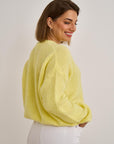 Mels Knit Cardigan - Lemon