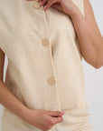 Olea Waistcoat - Cream
