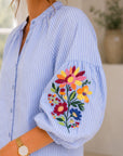 Frieda High Neck - Blue
