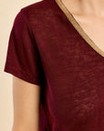 Orla top - Wine