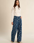 Valerie wide leg printed jeans