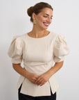 Simona top - Cream