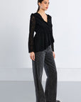 Lily Lace Top - Black