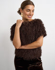 Odette top - brown