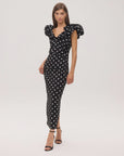 Bianca Midi Dress Polka