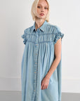 Cathy Smock Dress - Denim