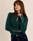 Rua Cutout Top - Green