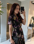 Emily Godet Print Dress