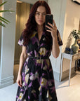 Emily Godet Print Dress
