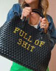 Vegan Full of Shit bag - Yellow