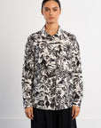 Hawaii Print Shirt - Black