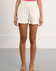 Elena HW Shorts - White