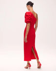 Isabela Midi Dress - Red