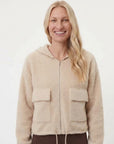 Joan Knit Zip Jumper - Cream