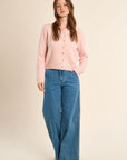 Freya Knit Cardigan - Pink