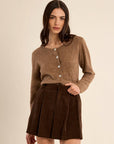 Freya Knit Cardigan - Camel