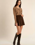 Freya Knit Cardigan - Camel