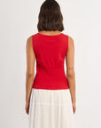 Amerie Knit Tank - Red