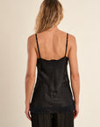 Rein Lace Cami - Black