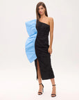 Malcolm Frill Dress - Black
