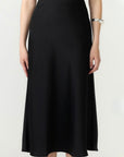 Pella satin skirt - Black